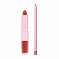fig + dusty rose liner