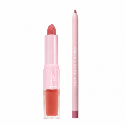 🔥 lip sculptor & liner - 3-in-1 lip combo: lip liner, lipstick & lip gloss