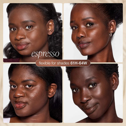 CC color-correcting tinted serum + creaseless setting powder