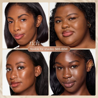 CC color-correcting tinted serum + creaseless setting powder