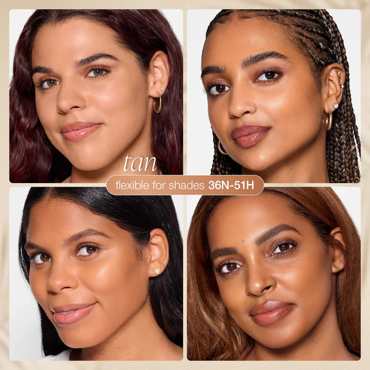 CC color-correcting tinted serum + creaseless setting powder